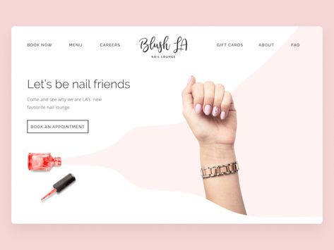 Nail Salon Website Design Inspiration, Nail Salon Website Design, Nail Beauty Salon Design, Nails Website Design, Nail Website Design, Nail Salon Website, Emailer Design, Beauty Room Salon, Web Design Websites