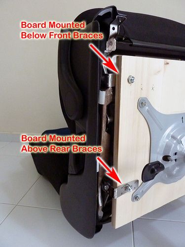 Car Seat to Office / Desk Chair - Level of Braces | Car Seat… | Flickr Office Chair Diy, Chair Drawing, Chair Redo, Garage Furniture, Car Chair, Car Part Furniture, Automotive Furniture, Game Room Bar, Upholstered Swivel Chairs