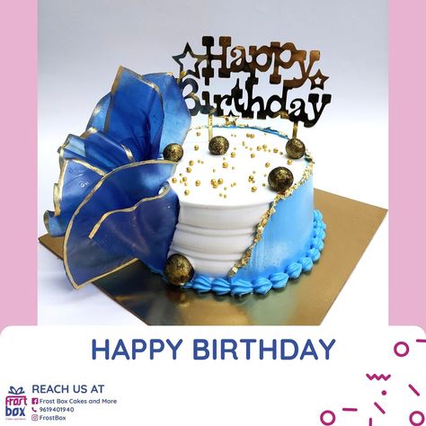 A rich chocolate cake with blue rice paper sails Rice Paper Sail Cake Design, Cake With Rice Paper Sails, Paper Sails Cake, Rice Paper Sails Cake, Rice Paper Sails, Rice Paper Cake, Birthday Cake Alternatives, Cake Alternatives, Blue Rice