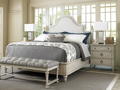 Arbor Hills Upholstered Bed – BURKE DECOR Lexington Bedroom Furniture, King Upholstered Platform Bed, Upholstered Bedroom Set, King Upholstered Bed, Lexington Home, Oyster Bay, Upholstered Panel Bed, King Bedroom, Wood Tones