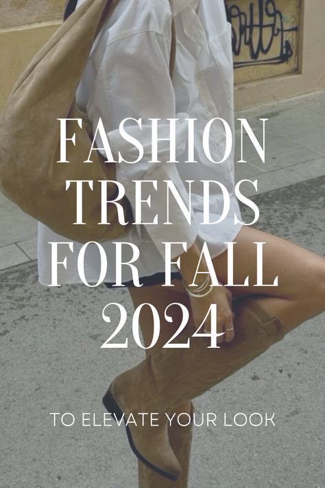 I'm excited to share the wearable fashion trends of Fall 2024 along with some of my favorite pieces you can add to your wardrobe. November 2024 Fashion Trends, Womens Shoes Fall 2024, Outfit Formulas Fall 2024, Trending Outfits 2024 Women, What To Wear 2024, 2024 Womens Fall Fashion, Trends Fall Winter 2024, Trends For 2024 Fashion, Fall 2024 Style Women