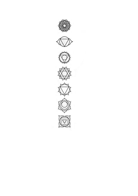 Tattoo Appointment, Chakra Tattoo, Ganesha Tattoo, Chakra Symbols, Spine Tattoos For Women, Seven Chakras, Crystal Jewelry Sets, Spine Tattoos, Band Tattoo