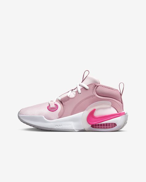 Nike Air Zoom Crossover 2 Older Kids' Basketball Shoes. Nike ZA Cool Basketball Shoes Nike, Nike Basketball Shoes Colorful, Cool Volleyball Shoes Pink, Hot Pink Basketball Shoes, Girl Basketball Shoes, Pink Volleyball Shoes, Basketball Shoes For Women, Cool Basketball Shoes, Basketball Shoes Pink