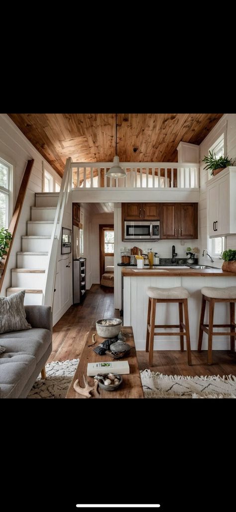 12 By 32 Shed House Interior, Shed Tiny Home Interior, Lofted Shed House, Shed To House Conversion Interiors, 14x40 Shed House Interior, 16x40 Shed House Interior, Shed House Conversion, 16x40 Shed House, Shed To House Conversion