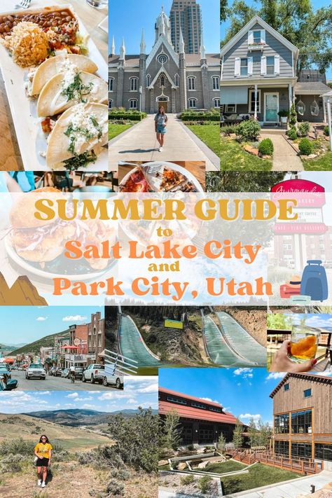 Park City Utah Summer, High West Distillery, Utah Summer, Utah Vacation, Utah Adventures, Temple Square, Utah Temples, Utah Road Trip, Olympic Park