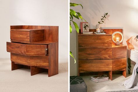 This '70s-Inspired Bedroom Furniture Will Kick Your IKEA Habit • Gear Patrol Urban Outfitters Bedroom Ideas, 70s Boho Bedroom, 70s Inspired Bedroom, Urban Outfitters Bedroom, 70s Bedroom, Bedroom Furniture Inspiration, 70s Furniture, Cheap Bedroom Furniture, Boho Bedroom Furniture