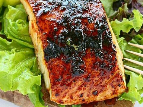 Maple Glazed Tilapia Recipe and Nutrition - Eat This Much Glazed Tilapia, Orange Glazed Carrots, Maple Glazed Salmon, Tilapia Recipe, Paleo Appetizers, Teriyaki Glaze, Recipe Step By Step, Tilapia Recipes, Glazed Carrots