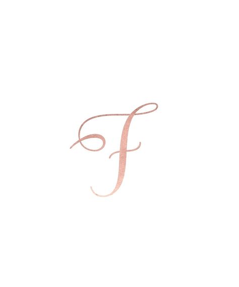 "Faux Rose Gold Letter F Monogram" by Miriam Kokolo | Redbubble F Monogram, F Tattoo, Mehndi Style, Alfabet Letters, Initial Design, Keramik Design, S Monogram, Gold Letter, Letter F