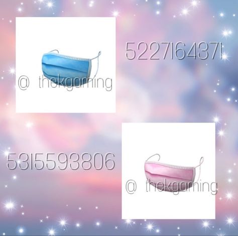 𝙾𝚠𝚗𝚎𝚛- _𝚝𝚑𝚎𝚔𝚐𝚊𝚖𝚒𝚗𝚐 Bloxburg Face Codes, Bloxburg Accessories, Accessory Codes, Roblox Sign Up, Eat Sleep Code, Cute Sleep Mask, Bloxburg Clothes, Clothing Codes, Roblox House