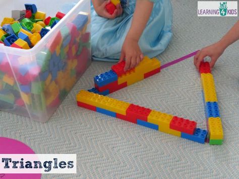 Teaching Triangles Preschool, Triangle Activity For Preschool, Triangle Preschool Activities, Triangle Shape Activities For Preschool, Triangle Activities For Toddlers, Triangle Crafts For Toddlers, Triangle Activities For Preschool, Triangle Activities, Triangle Activity