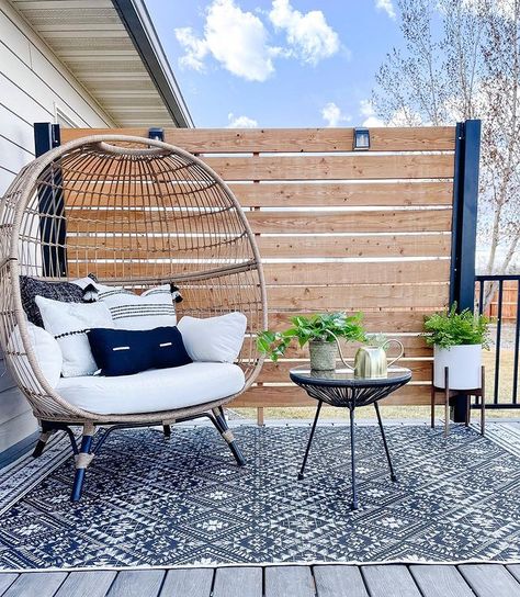 11 Backyard Privacy Ideas | Extra Space Storage Patio Privacy Wall Ideas, Privacy Wall Ideas, Patio Privacy Wall, Privacy Wall On Deck, Backyard Privacy Ideas, Hot Tub Privacy, Privacy Screen Deck, Diy Privacy Fence, Diy Privacy Screen