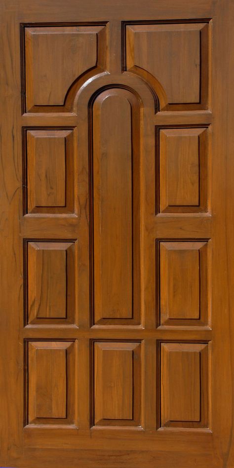 Teak Wood Door, Door Png, Pintu Interior, Modern Wooden Doors, Single Door Design, Front Door Design Wood, Wooden Front Door Design, Wooden Main Door, Wooden Main Door Design