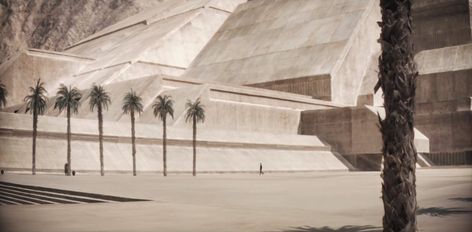 Social Housing Architecture, Sience Fiction, Pre Bonsai, Dune Art, Denis Villeneuve, Brutalist Architecture, Dark Art Illustrations, City Landscape, Brutalism