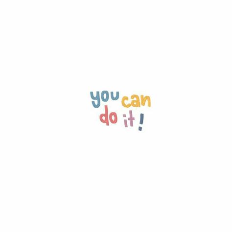 Can Do iit ! | 🐧 ° #/sseolyii.co You Can Do It Cute, Cheer Up Quotes, Cute Words, Cute Messages, Happy Words, Cute Texts, Self Quotes, Good Notes, 로고 디자인