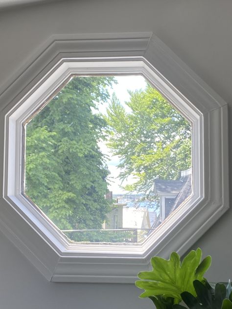 Hexagon Window Ideas, Hexagon Window, Octagon Window, Window Designs, Life Vision, Window Ideas, Window Trim, Window Design, Home Remodeling