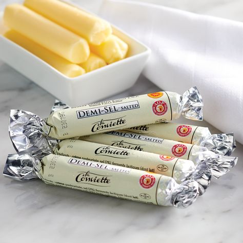 La Conviette Mini French Butter Roll Salted | Cuisinery Butter Roll, Table D Hote, French Butter, Chef Inspiration, Food Market, Food Gifts, Aesthetic Food, Good Eats, Food Inspiration