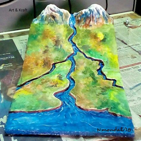 Drainage Basin Geography Model, River System Project, Landform Model Project, River Model School Project, Watershed Model, Landforms Model Projects, Nile River Project, Geography Model, Landform Projects