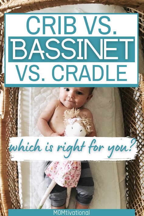 Bassinet vs Crib vs Cradle: What is the best baby bed for your newborn? Newborn Crib Sleeping, Basinette In Bedroom, Bassinet In Parents Room, Bassinets For Baby, Bassinet Ideas, Baby Basinets, Co Sleeper Bassinet, Cradles And Bassinets, Basket Bassinet