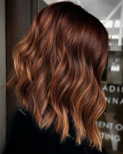 Hair Color On Black Hair, Color On Black Hair, Copper Red Hair Color, Cowboy Copper Hair, Copper Brown Hair Color, Copper Brown Hair, Cowboy Copper, Rambut Brunette, Copper Red Hair