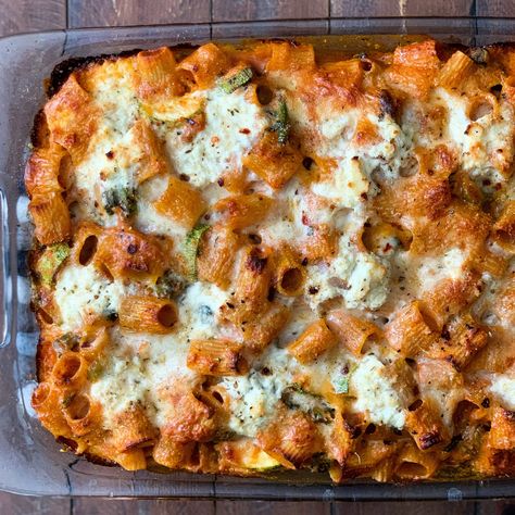 Veggie Rigatoni, Zucchini Vegetable, Baked Lasagna, Baked Ziti Recipe, Vegetarian Lasagna, More Veggies, Baked Casserole, Baked Vegetables, Sauteed Veggies