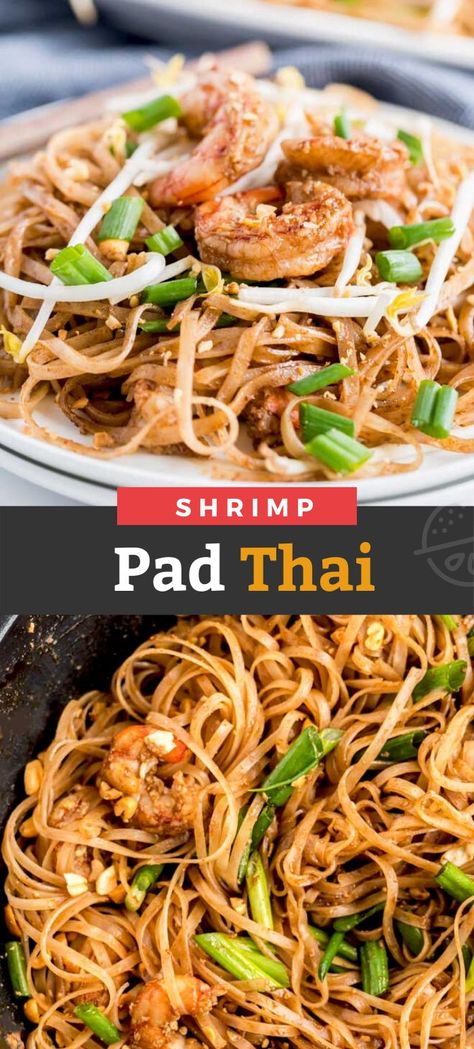 Thai Rice Noodle Recipes, Stir Fried Rice Noodles, Pad Thai Recipe Easy, Noodles Dinner, Stir Fried Rice, Thai Recipes Noodles, Tofu Pad Thai, Shrimp Pad Thai, Rice Noodle Recipes