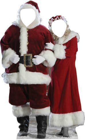 Cardboard Standup, Santa And Mrs Claus, Christmas Cutouts, Santa Pictures, Cardboard Cutouts, Cardboard Cutout, Office Christmas, Mrs Claus, Christmas Couple