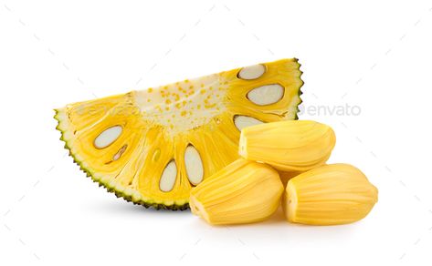 Ripe Jackfruit, Jack Fruit, Photo Ideas, White Background, Mango, Fruit, Cream, White, Quick Saves