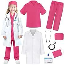 Kids Lab Coat, Dress Up For Boys, Kids Scrubs, Kids Lab, Doctor Coat, Pretend Play Costumes, Doctor Dress, Doctor Scrubs, Doctor Costume