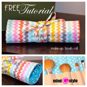 Diy Brush Holder, Diy Makeup Brush Holder, Diy Makeup Brush, Makeup Brush Roll, Diy Makeup Bag, Mimi G, Makeup Brush Bag, Brush Roll, Sew Ins