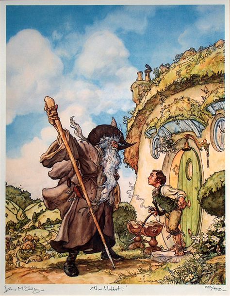 Iain McCaig  The Hobbit Ian Mccaig, Chris Rahn, Iain Mccaig, Tolkien Artwork, John Howe, Hobbit Art, Middle Earth Art, Arte Peculiar, Tolkien Art