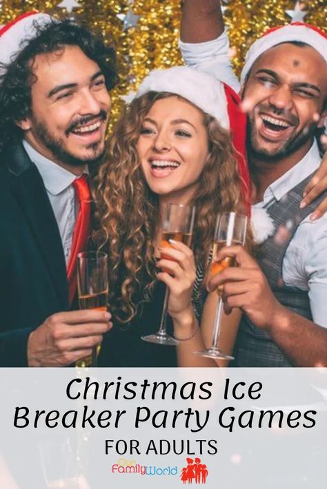 Company Christmas Party Games, Ideas For Party Games, Adult Ice Breakers, Ice Breaker Games For Adults, Ice Breaker Game, Backyard Party Games, Christmas Party Games For Adults, Toddler Party Games, Party Games For Adults