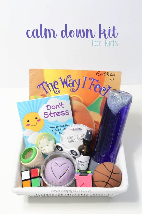 Calm Down Box, Calm Box, Calm Down Kit, Child Life Specialist, Calm Kids, Calm Down Corner, Calming Strategies, Calming Activities, Mindfulness For Kids