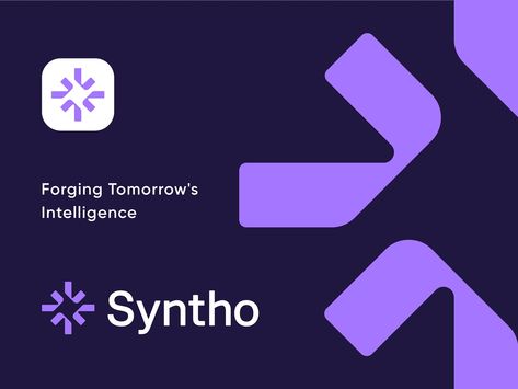 Syntho - abstract tech logo design by Deividas Bielskis on Dribbble Fin Tech Branding, Circuit Logo Design, Network Logo Design Ideas, Abstract Web Design, Health Tech Logo, Tech Logos Inspiration, Tech Branding Design Visual Identity, Technology Branding Design, Tech Branding Design