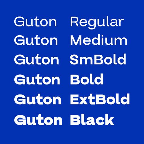 Transform your advertising and web development projects with Guton Sans Serif Font Family. With 6 versatile weights ranging from Regular to Black, Guton offers the perfect modern touch for any professional design. Elevate your brand's visual identity with a font that combines style and functionality. 🚀✨ Get your Guton Sans Serif license now at yukitacreative.com. #GutonFont #SansSerif #ModernTypography #AdvertisingDesign #WebDevelopment #GraphicDesign #BrandIdentity #CreativeAgency #DesignI... Sans Serif Typography, Font Serif, Web Development Projects, Modern Sans Serif Fonts, Sans Font, Bakery Packaging, Modern Sans Serif, Sans Serif Typeface, Font Pairing