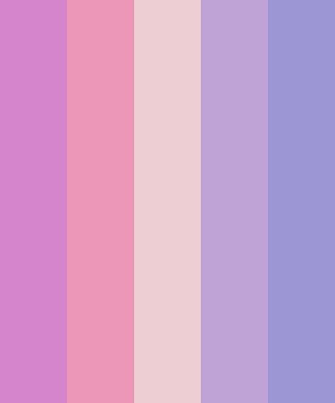 Clairvoyance Color Palette Aesthetic Purple Color Palette, Pastel Purple Palette, Purple And Pink Aesthetic, Light Purple Pallete Color, Purple Pastel Pallete, Color Palets, Pink Purple Pastel Palette, Flat Color Palette, Adopt Idea