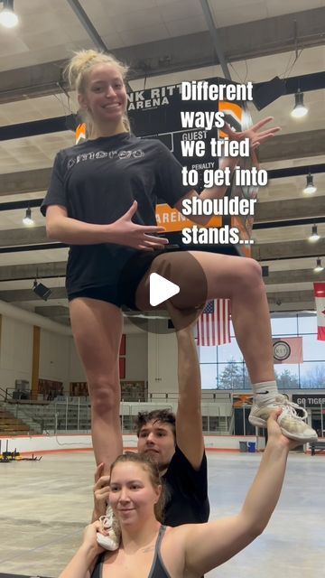 RIT Cheerleading on Instagram: "Simple 😌 vs. Creative 🎨 vs. Strength 🦾  Which one was your favorite?!?  …and as always if you want to see more collegiate cheer content don’t forget to follow @ritcheer!    #RITCHEER #CollegeCheer #Cheer #Cheerleading #Stunt #Progress #reels" Cool Cheer Stunts, Million Dollar Baby, Cheerleading Stunt, College Cheer, Cheer Stunts, Rich Man, Which One Are You, Cheerleading, See More