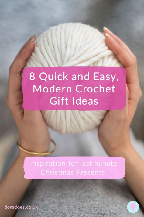 Need inspiration for crochet gift giving this festive season? Try these 8 ideas for Christmas or birthday gifts which you can make in an evening (great if you’re a last minute maker like me!). Includes specific crochet pattern suggestions and more general ideas - so if your crojo needs inspo, look no further! Click to read Crochet Gifts For Birthday, Best Crochet Christmas Gifts, Crochet For Market Stall, Crochet Easy Christmas Gifts, Gifts To Crochet For Christmas, Crochet Birthday Present Ideas, Crochet Gift Easy, Crochet Small Christmas Gifts, Bulk Yarn Crochet Projects