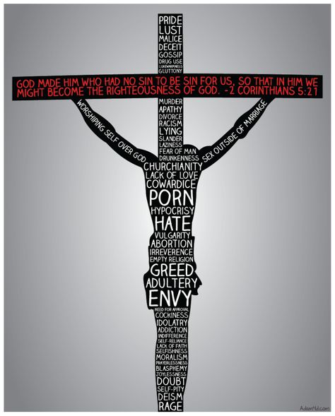 Our Sin - the cause of the Crucifixion Righteousness Of God, Ayat Alkitab, Nailed It, Jesus Is Lord, Jesus Saves, A Cross, God Jesus, Catholic Faith, Christian Inspiration