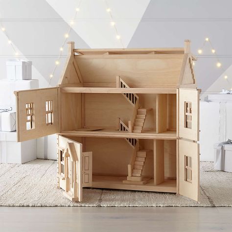 Plan Toys Victorian Dollhouse for Kids + Reviews | Crate & Kids Plan Toys Victorian Dollhouse, Victorian Dollhouse Furniture, Wooden Doll House, Dollhouse Design, Pure Imagination, Doll House Plans, Victorian Dollhouse, Plan Toys, Cardboard House