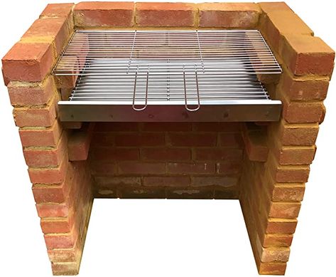 Masonry Bbq, Brick Built Bbq, Built In Bbq Grill, Outdoor Grill Diy, Brick Grill, Bbq Kit, Brick Bbq, Barbecue Design, Diy Bbq