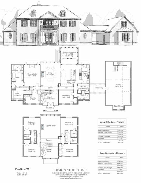 Classic Georgian Architecture, Southern Traditional 6 bedrooms 4 baths two-story Georgian Manor Interior, Southern Mansions Floor Plans, Georgian House Plans Layout, Georgian Floor Plans, Georgian House Floor Plan, Bloxburg House Layouts 2 Story Mansion, House Plans Southern, Georgian Revival Homes, Georgian House Plans