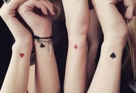 Pair Tattoos, Cousin Tattoos, Cute Matching Tattoos, Matching Friend Tattoos, Vegas Tattoo, Matching Friend, Sibling Tattoos, Bff Tattoos, Friendship Tattoos