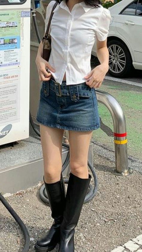 Jeans Rock, Mode Inspo, Grunge Style, 가을 패션, Looks Style, Casual Style Outfits, Lookbook Outfits, Style Outfits, Fashion Killa