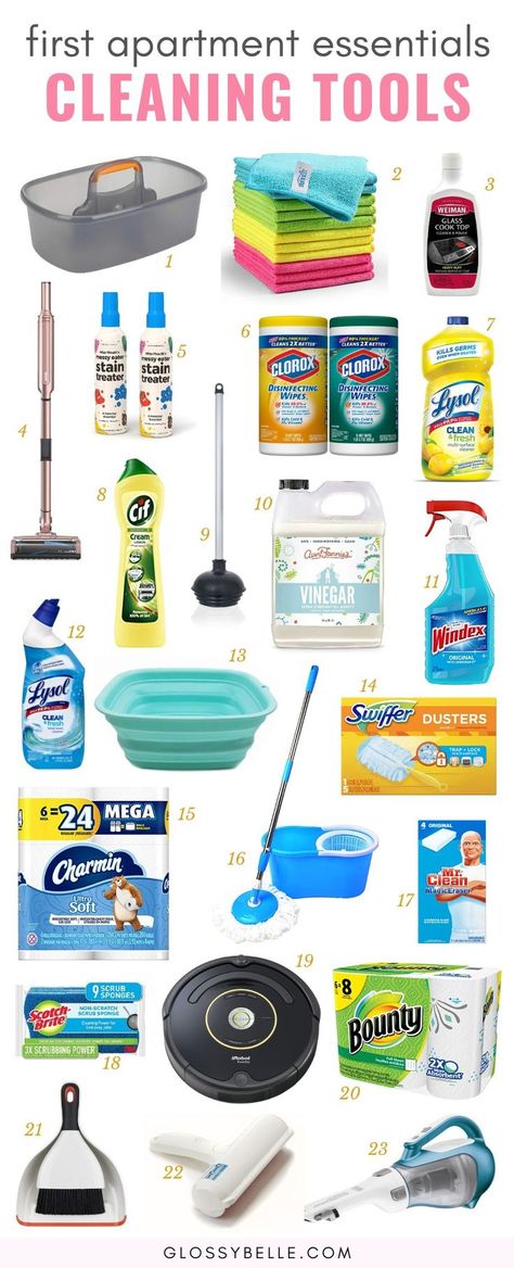 House Restock List, Organisation, Cleaning Items Checklist, Cleaning Supplies Must Have, Cleaning Necessities List, Household Cleaning Products List, New House Checklist Supplies, Bathroom Cleaning Supplies List, Cleaning Supplies For Apartment