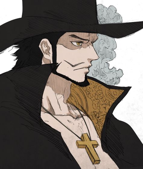 (9) X Mihawk One Piece, Dracule Mihawk, John Ward, One Piece Drawing, One Piece Images, One Piece Comic, One Piece Pictures, One Piece Fanart, Fictional World