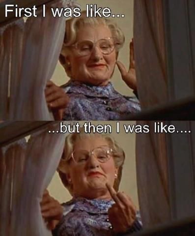 Mrs. Doubtfire lol Film Quotes, Humour, Mrs Doubtfire, Memes Sarcastic, Robin Williams, Sarcastic Humor, Bones Funny, Movie Quotes, Good Movies