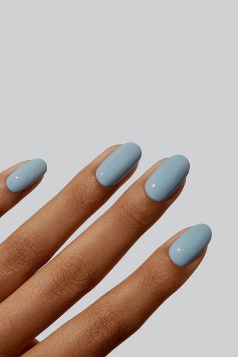 Colourful Nails, Blue Nail, Colorful Nails, Her Nails, Casual Nails, Nagel Inspo, Classy Nails, Minimalist Nails, Dream Nails