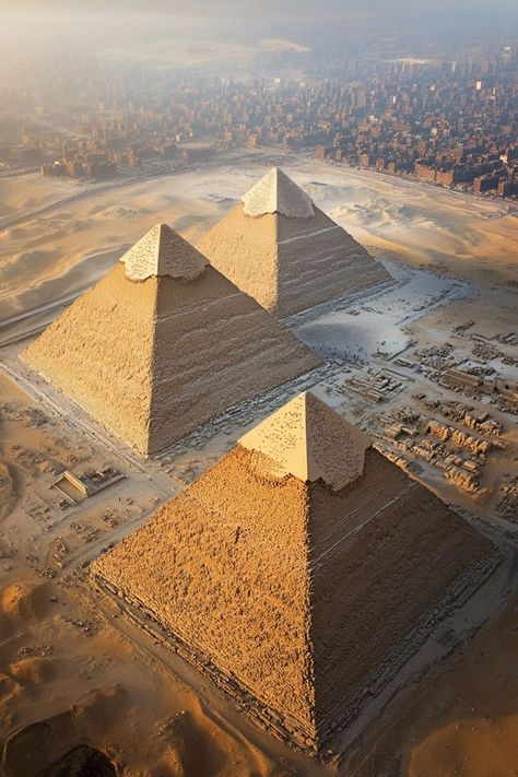 Explore the Ancient Wonders of the Pyramids of Giza 🇪🇬✨ Discover the iconic pyramids, the Sphinx, and the rich history of ancient Egypt. Stand in awe of these monumental structures that have stood the test of time. 🌿🏺 #PyramidsOfGiza #AncientEgypt #HistoricalSites #Egypt Sphinx Egypt, Egypt Wallpaper, Egypt Eye, Ancient Egypt Pyramids, Trip To Egypt, The Pyramids Of Giza, Starověký Egypt, Giza Egypt, Pyramids Egypt