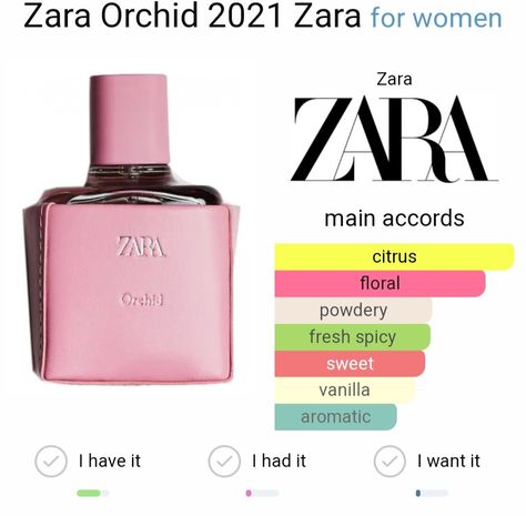 Perfume Oil Recipes, Zara Fragrance, Zara Perfume, Perfume Collection Fragrance, Perfume Lover, Fragrance For Women, Luxury Perfume, Perfume Collection, Oil Recipes