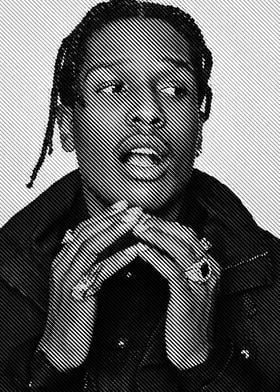 Displate is a one-of-a-kind metal poster designed to capture your unique passions. Sturdy, magnet mounted, and durable – not to mention easy on the eyes! Asap Rocky Poster, Rocky Poster, Lord Pretty Flacko, Tyler The Creator Wallpaper, Pretty Flacko, Rap Aesthetic, Asap Rocky, Room Posters, New Wall